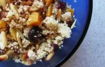 Рецепт Туніський солодкий кус-кус із курагою та сушеною вишнею (Масфуф) у домашніх умовах. туніський