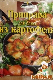 Рецепт Смачна картопля в сметанно-майонезному соусі картопля