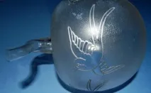 Декор скла пастою Frost декор