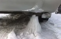 Робимо отвір у глушнику Nissan Primera 2001-2007 Nissan