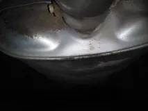 Робимо отвір у глушнику Nissan Primera 2001-2007 глушнику