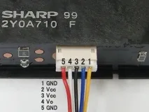Датчик вимірювання відстані SHARP-GP2Y0A710K0F - розрахунок відстані вимірювання