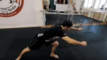 Елемент «метелик» (butterfly kick), Школа трикінгу (Владивосток) метелик