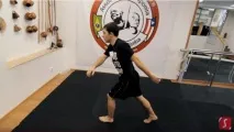 Елемент «метелик» (butterfly kick), Школа трикінгу (Владивосток) butterfly
