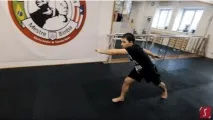 Елемент «метелик» (butterfly kick), Школа трикінгу (Владивосток) елемент