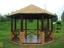 Форми альтанок прямокутні та незвичайні для дачі форми