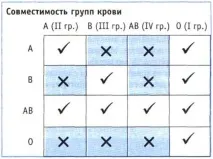 Групи крові та резус фактор таблиця, батьків, для зачаття, при вагітності та переливанні резус