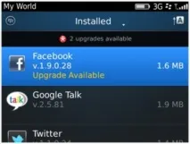 Інструкція Установка програм з AppWorld appworld