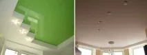 Яка краще глянсова або матова натяжна стеля глянсова