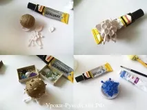 Як зробити новорічну кульку з об’ємним декором – Уроки Рукоділля зробити