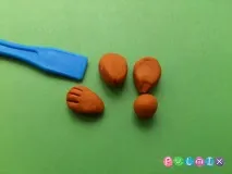 Як зліпити левицю з пластиліну поетапно пластиліну