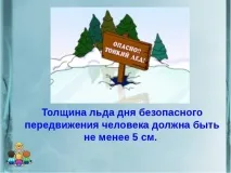 Класна година «Обережно, тонкий лід» обережно