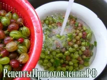 Компот на зиму з аґрусу та чорної смородини. зиму