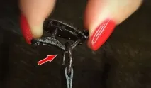 Як пришити зі стразами гачки для шуби. гачки