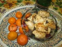 Курячі рулетики з сиром і курагою в духовці рецепт з фото покроково курячі