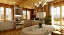 Кухня в заміському будинку, приватному, дизайн інтер’єру, фото і відео, поради, ідеї оформлення, Відгуки про кухня