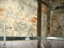 Монтаж електропроводки в приміщеннях, обшитих профнастилом - блог монтаж
