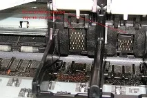 Помилка E5, E04, E05 неможливо визначити тип картриджа для пристроїв Canon серії MP картриджа