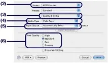 Друк документів (Macintosh) на принтері Canon MP630 macintosh