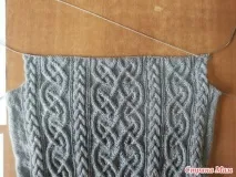 Сукня кельтськими аранами - В’яжемо разом он-лайн - Країна Мам аранами