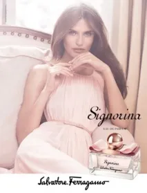 Прекрасна синьйора,Signorina або шлейф від Ferragamo прекрасна