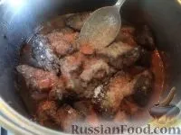 Рецепт Печінка в томатному соусі рецепт