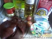 Рецепт Печінка в томатному соусі печінка
