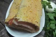 Рецепт Піца - покроковий рулет з фотографіями. рецепт