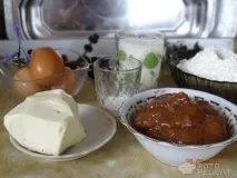 Рецепт Тістечка Кошички з білковим кремом, Грибочки з дитинства тістечка