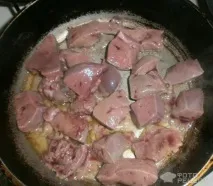 Рецепт Рагу з печінки, ніжна рецепт