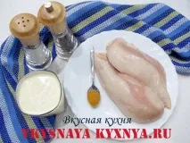Шашлик з курячого філе в духовці на шпажках, рецепт з покроковим фото філе