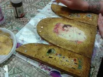 Складень (триптих) за мотивами робіт - авторський МК Наталії Полех! - Ярмарок Майстрів триптих