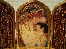 Складень (триптих) за мотивами робіт - авторський МК Наталії Полех! - Ярмарок Майстрів мотивами