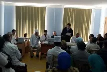 Відбулася чергова зустріч Глави району із працівниками ЦРЛ, Офіційний сайт Цунтинського району глави