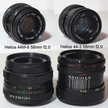 Порівняння та огляд Геліос 44-3 58мм f2 44-3