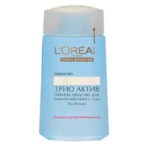 Demachiant pentru ochi L Oreal Trio Active Soft cu Pro-vitamine - «L - Oreal soft