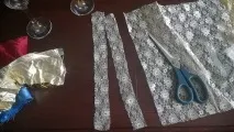 Весільні келихи своїми руками фото та відео руками