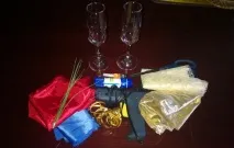 Весільні келихи своїми руками фото та відео відео