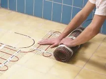 Тепла підлога у ванній кімнаті своїми руками Відео інструкція ванній