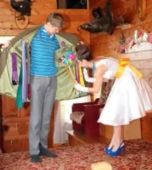 Тематичне весілля у стилі стиляг тематичне