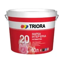 TRIORA, фарба для стін та стель Тріора, фарба напівматова Тріора, латексна краса Тріора Україна стель