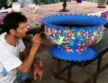 Вазони із шин своїми руками фото руками