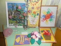 Виставка виробів до ювілею дитячого садка дитячого