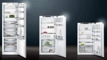 Холодильник Siemens вбудовані моделі з чорними скляними дверима, відгуки холодильник