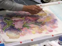 Холодний батик для початківців тканини