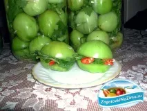 Зелені фаршировані помідори на зиму - чудова закуска. фаршировані