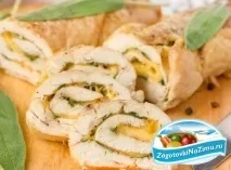 Як приготувати курячий рулет? горіхи