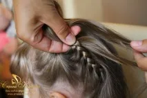 Колосок-кошик. Зачіска для дівчинки на кожен день дівчинки