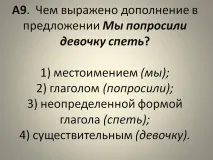 Чим виражено доповнення виражено