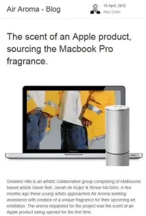 Чим пахне продукція Apple apple